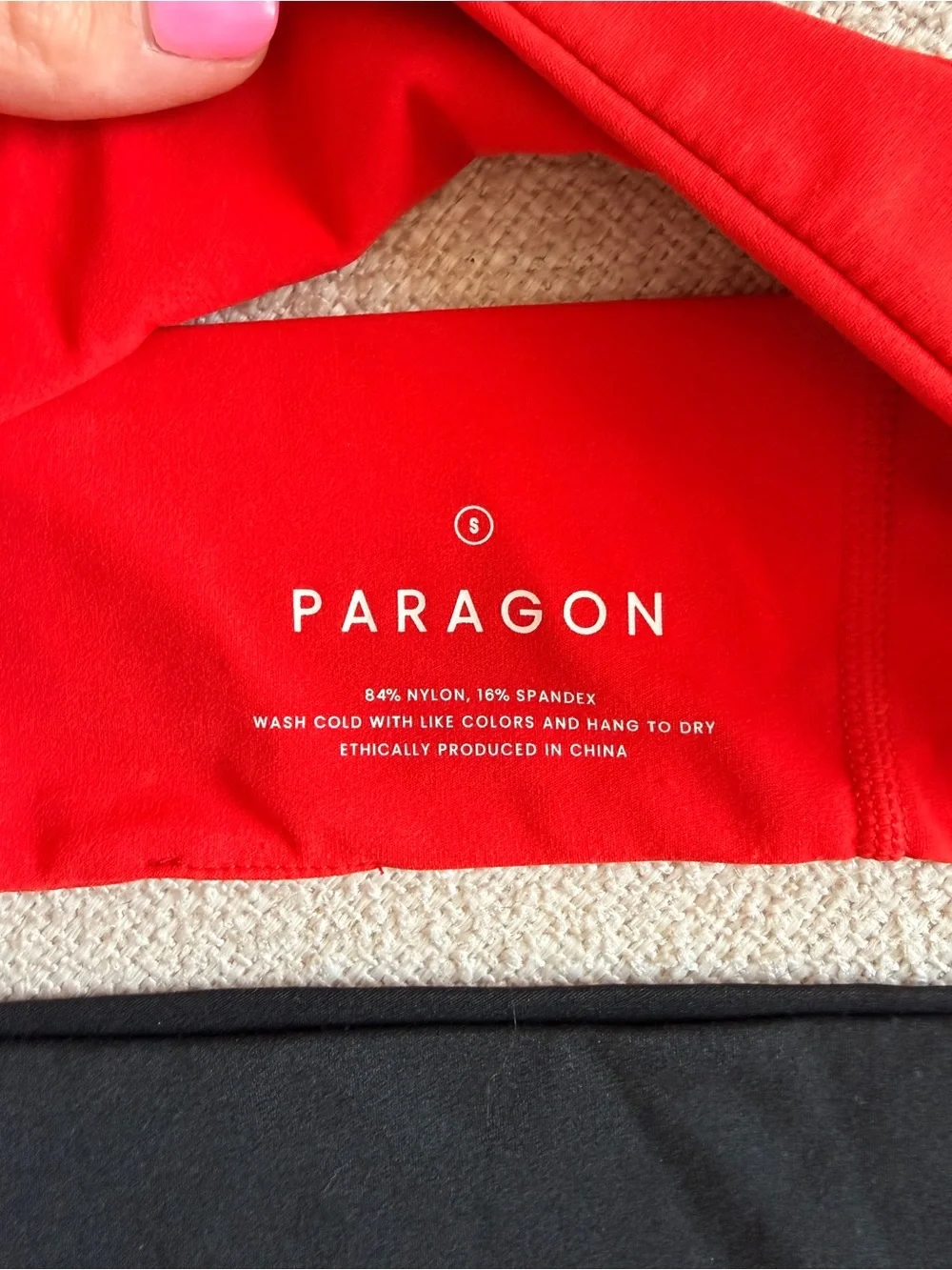 PARAGON Red and Black Stretch Headbands Set